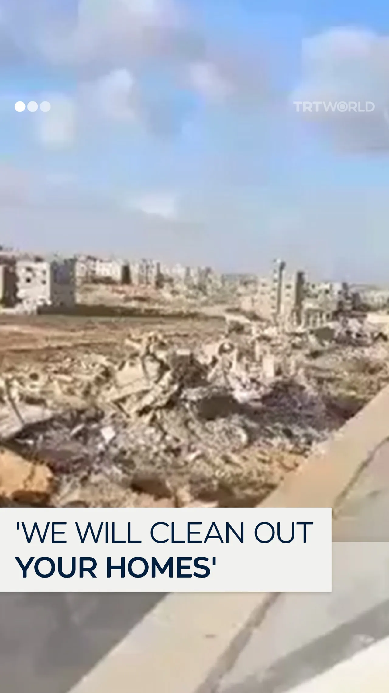 'We will clean out your homes'